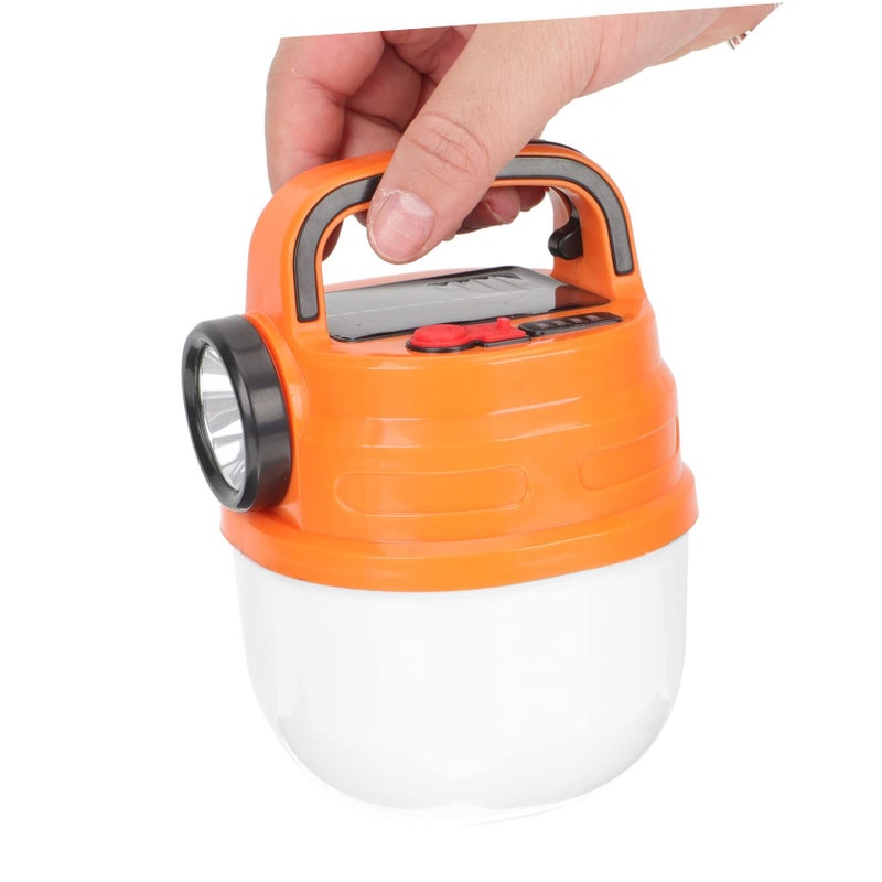 Solar Powered Portable LED Camping Lantern Lightweight Tent Light With Hook - Image 5