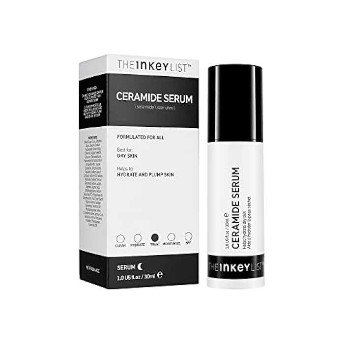The INKEY List Ceramide Serum, Overnight Cream with Hyaluronic Acid to Rehydrate and Soothe Dry Skin, 1.01 fl oz - Image 4