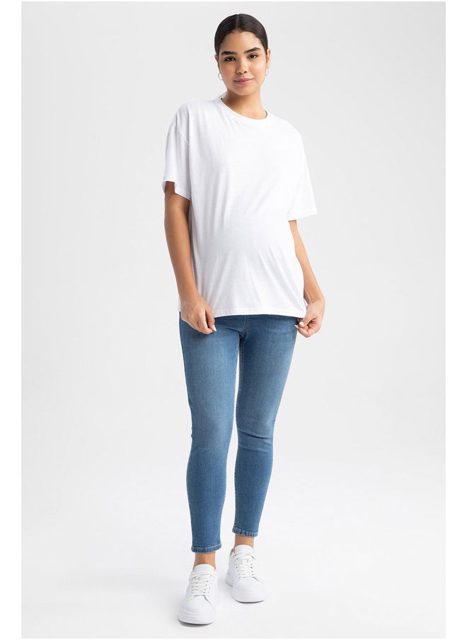 DeFacto - Woman Skinny Fit Maternity Bottom-Denim - Image 1