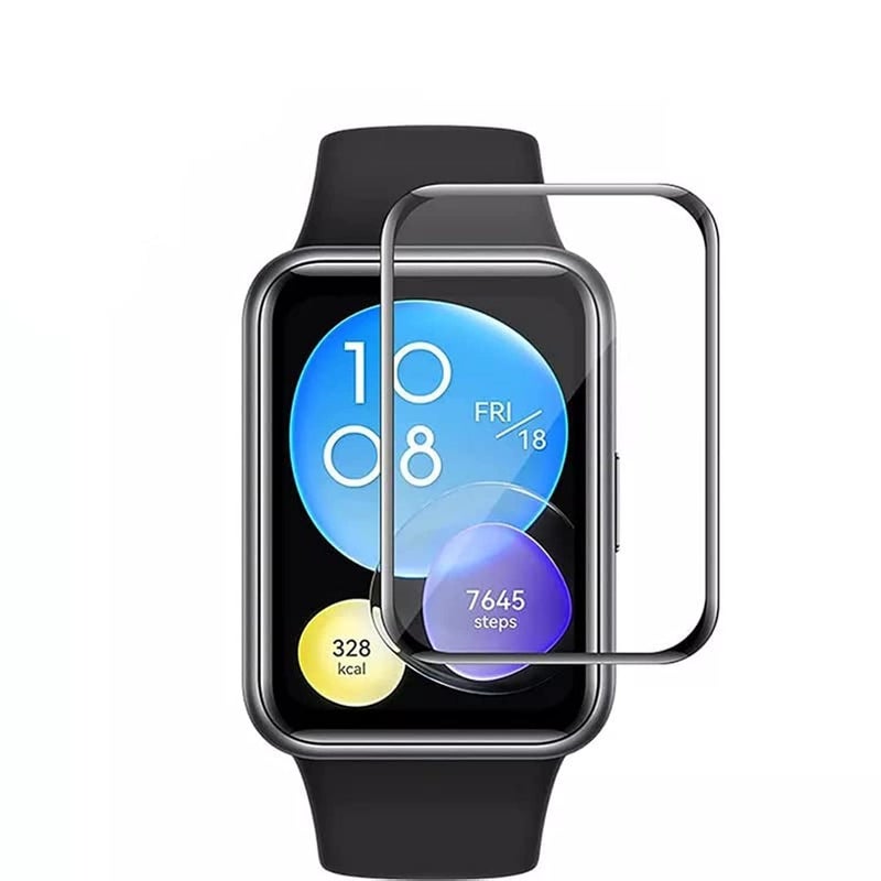 Dado PMMA 3D Screen Protector for Huawei Watch Fit 2, Anti-Scratch, 2 Pack - Image 3
