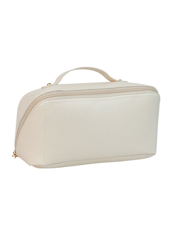 Sharpdo Large Capacity Travel Cosmetic Bag,Waterproof Portable Leather Makeup Bags,Toiletry Bag For Makeup Brushes,Multifunctional Storage Makeup Bags For Women - Image 1