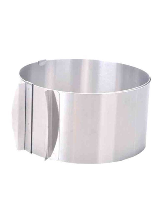 Beauenty Adjustable 3D Round And Square Cake Mold Silver - Image 1