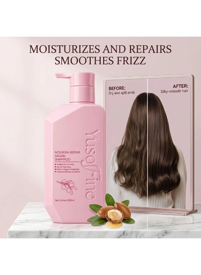 Deep Nourishment Shampoo for Dry, Frizzy, and Damaged Hair – A Restorative Blend That Hydrates, Repairs, and Smooths Hair While Delivering Lasting Shine and Lightweight Manageability - Image 2