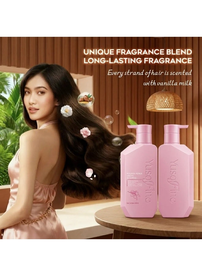 Deep Nourishment Shampoo for Dry, Frizzy, and Damaged Hair – A Restorative Blend That Hydrates, Repairs, and Smooths Hair While Delivering Lasting Shine and Lightweight Manageability - Image 5