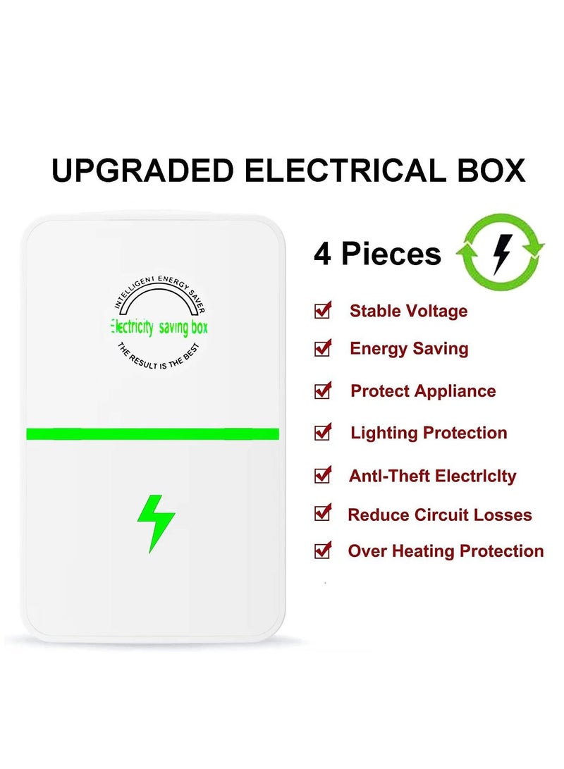 Electric Energy Saver, Power Saver Pro, High Efficiency Smart Energy Saver Plug, Energy Saving Device Stop Watt Energy Saver Pro for Home Office Factory (3PCS) - Image 2