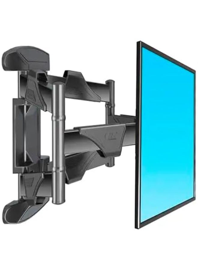 Full Motion Wall Mount TV Bracket – Fits 50–80 Inch Flat/Curved LED LCD Screens – Holds up to 36 Kg – 60° Swivel & Adjustable Tilt - Image 5