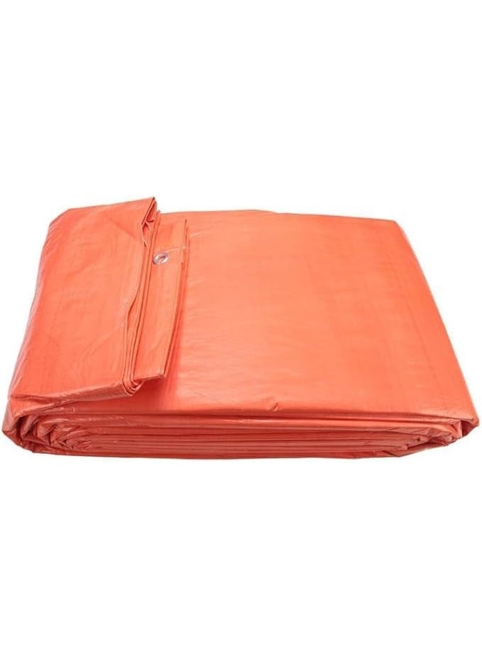 Orange Rain Cover Tarpaulin Sheet (40 x 40) is a durable, waterproof, and versatile covering designed for various outdoor protection needs, particularly during wet conditions.