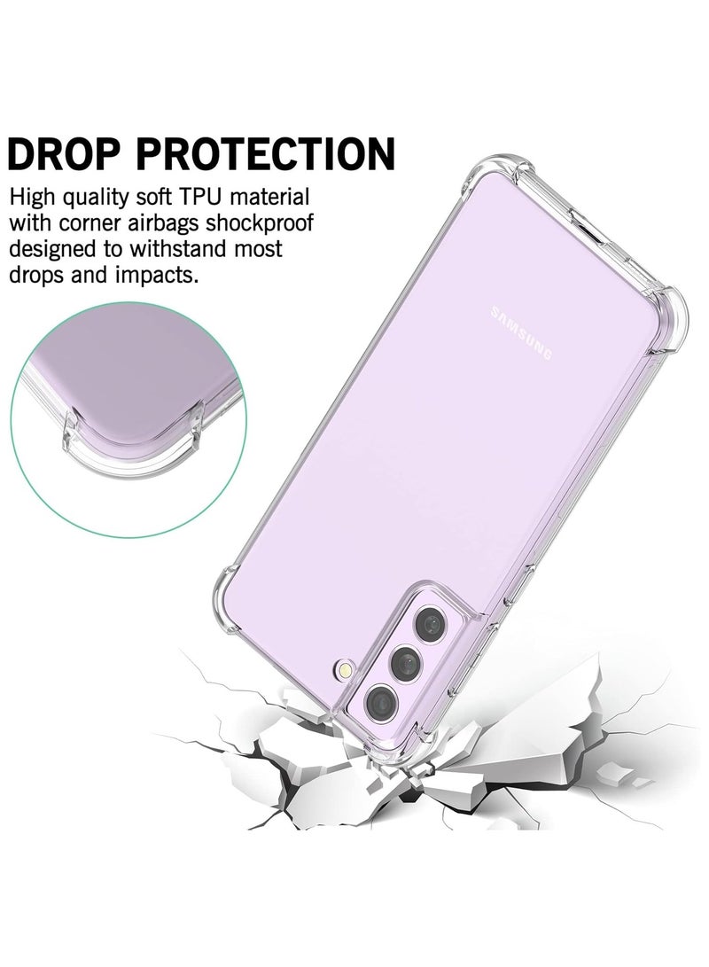 Bills Samsung S21 FE 5G Clear TPU Case - Slim Transparent Back Cover with Shock-Absorbent Reinforced Corners - Image 4
