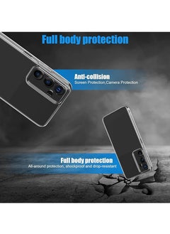 SNBFA Samsung Galaxy A15 5G/4G Clear Cover Case soft TPU Transparent Silicone Rubber Back Protective Case shock Absorbent Reinforced Corner for Samsung Galaxy A15 5G Clear  - Image 2