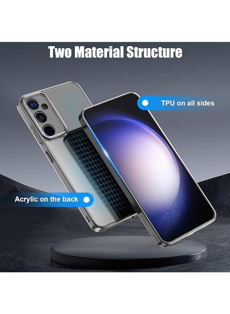 Samsung Galaxy A15 5G/4G Clear Cover Case soft TPU Transparent Silicone Rubber Back Protective Case shock Absorbent Reinforced Corner for Samsung Galaxy A15 5G Clear