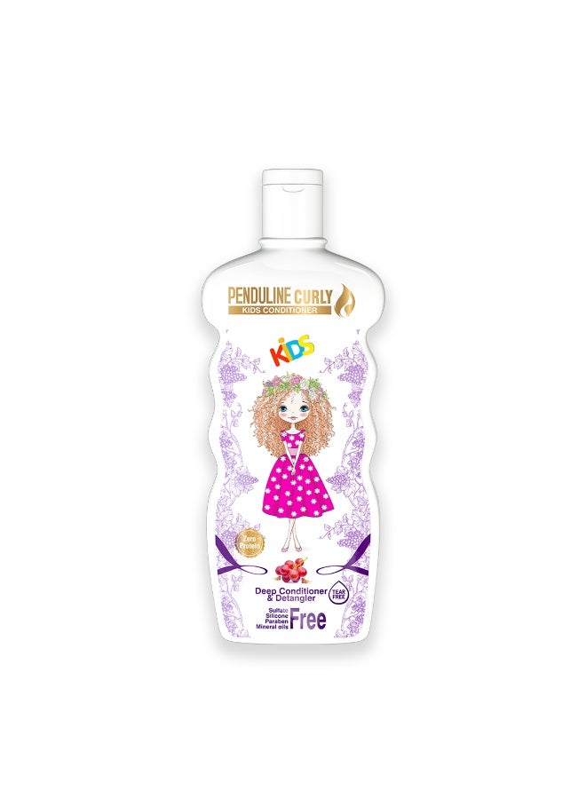 بيندولين بندولين كيرلي بلسم للأطفال | زيت الأرجان | 300 مل | تنظيف لطيف والتحكم في التجعد | مغذي ومرطب - Image 1