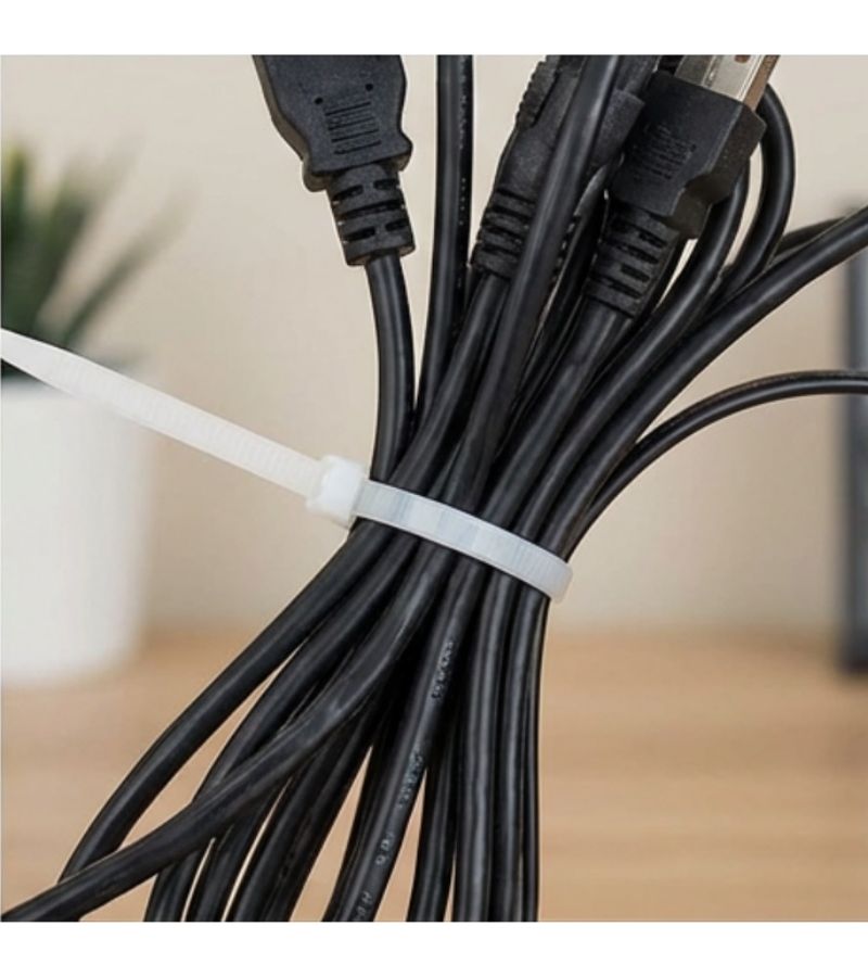 18 Pcs Assorted Color Reusable Retractable Cable Ties Hook and Loop Fastening Cable Organizers Multi Functional Detachable Straps for Home Office Wire Management Storage and Bundling Indoor Outdoor Network Data Cable Organizer - Image 3