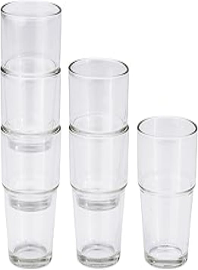 Reko Clear Glass Drinkware Set