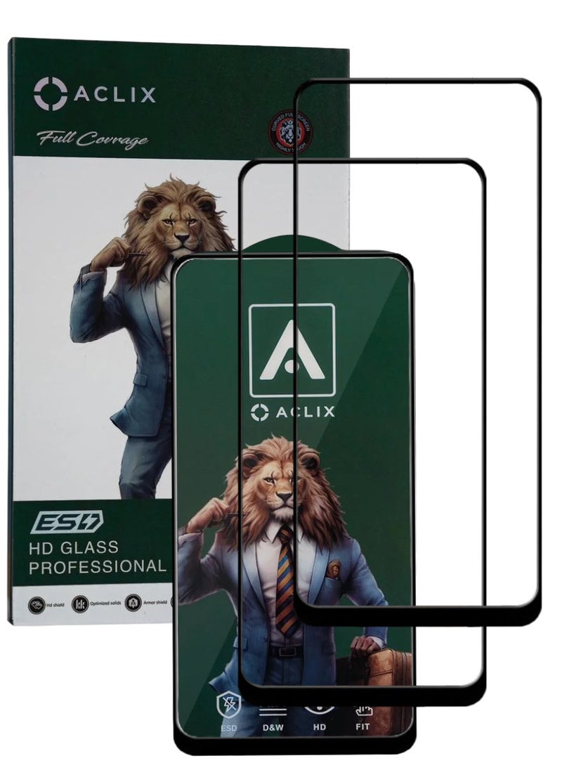 أكاليكس قطعتين، حماية شاشة، لهاتف سامسونج جالاكسي A72، جودة ممتازة. - Image 1