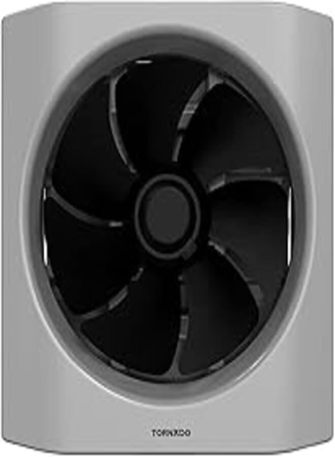 TORNADO Kitchen Ventilating Fan 20 x 20 cm, Black x Grey TVH-20BG
