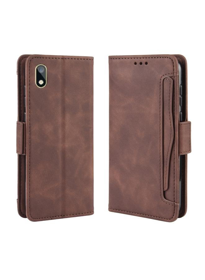 Wallet Style Skin Feel Calf Pattern Leather Case For Huawei Y5