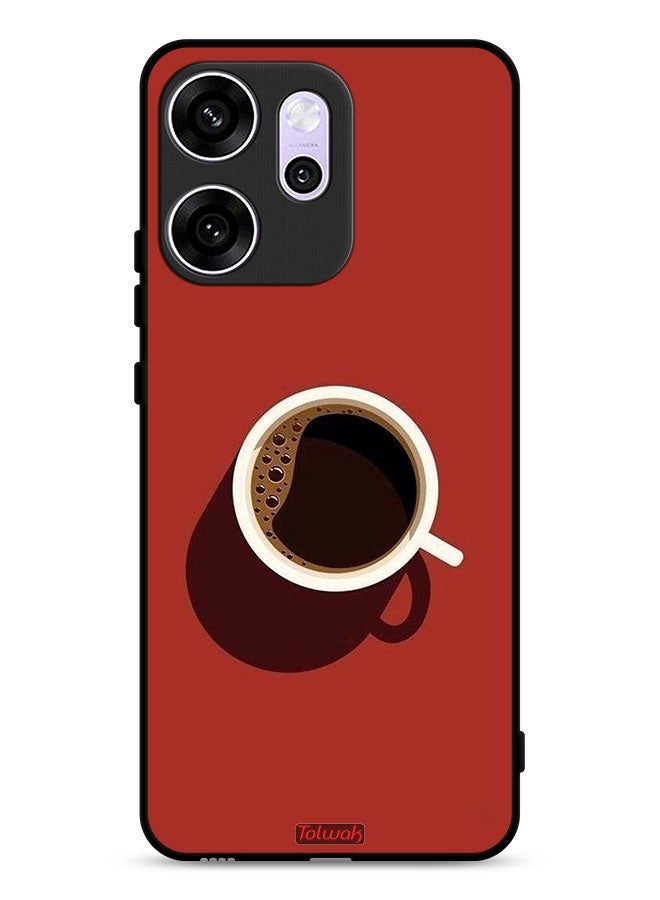 Tolwak Oppo Reno14 F Protective Case Cover Coffee Cup Art - Image 1
