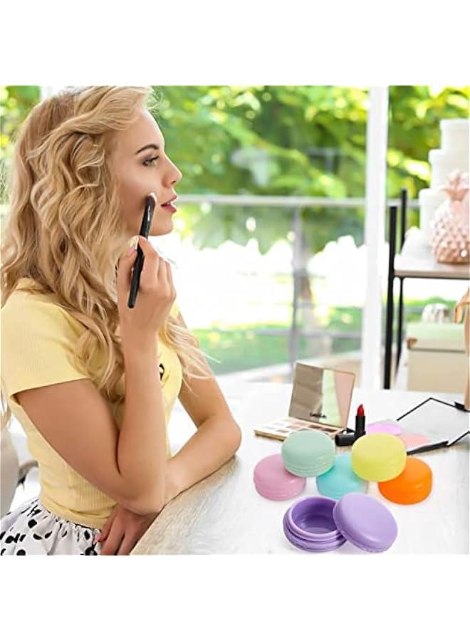 BWSJ 10ml Cosmetic Jars with Lids Travel Bottles for Toiletries Sample Cream Powder Face Creams Containers 6 Colors 24 - Image 5