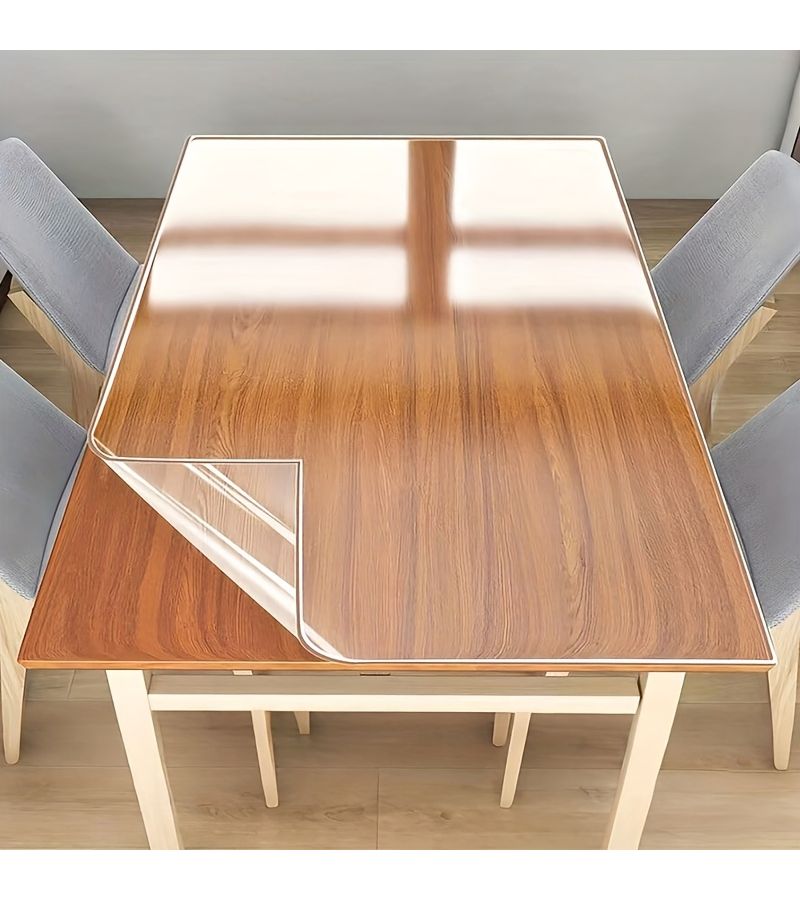 Transparent Self-Adhesive PET Furniture Protective Film Scratch Resistant Heat Proof Table Cover For Kitchen - Image 3