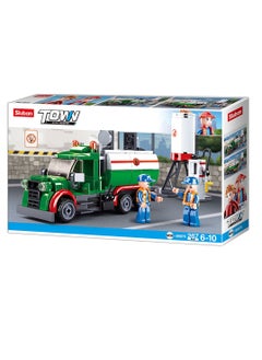 Sluban Sluban - Town Tanker Truck with Tank Bricks Set 267 Pieces - M38-B0878  - Image 1