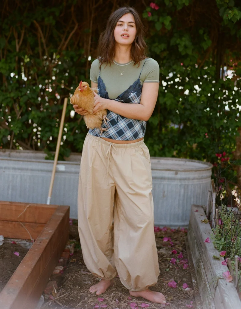 Aerie  Aerie Woven Balloon Pant for Women | Best Price UAE