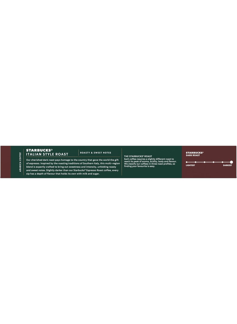 Starbucks NESPRESSO Italian Style Roast Esprsseo By Nespresso , Coffee Pods (10 Capsules), 57 grams - Image 4