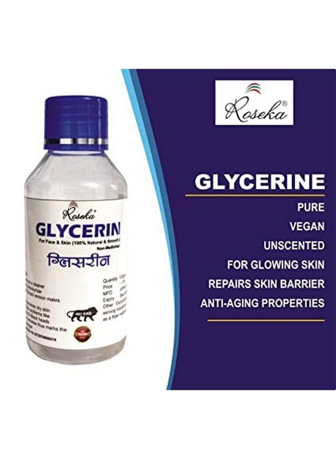 Roseka Glycerin And Combo set Natural Beauty & Skin Care 70 ML x4 (Glycerin, Pack of -4) - Image 4