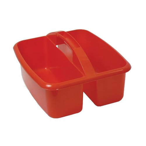 Romanoff Large Plastic Utility Caddy 12.75-inch H x 11.25-inch W, Red (ROM26002) - Image 4