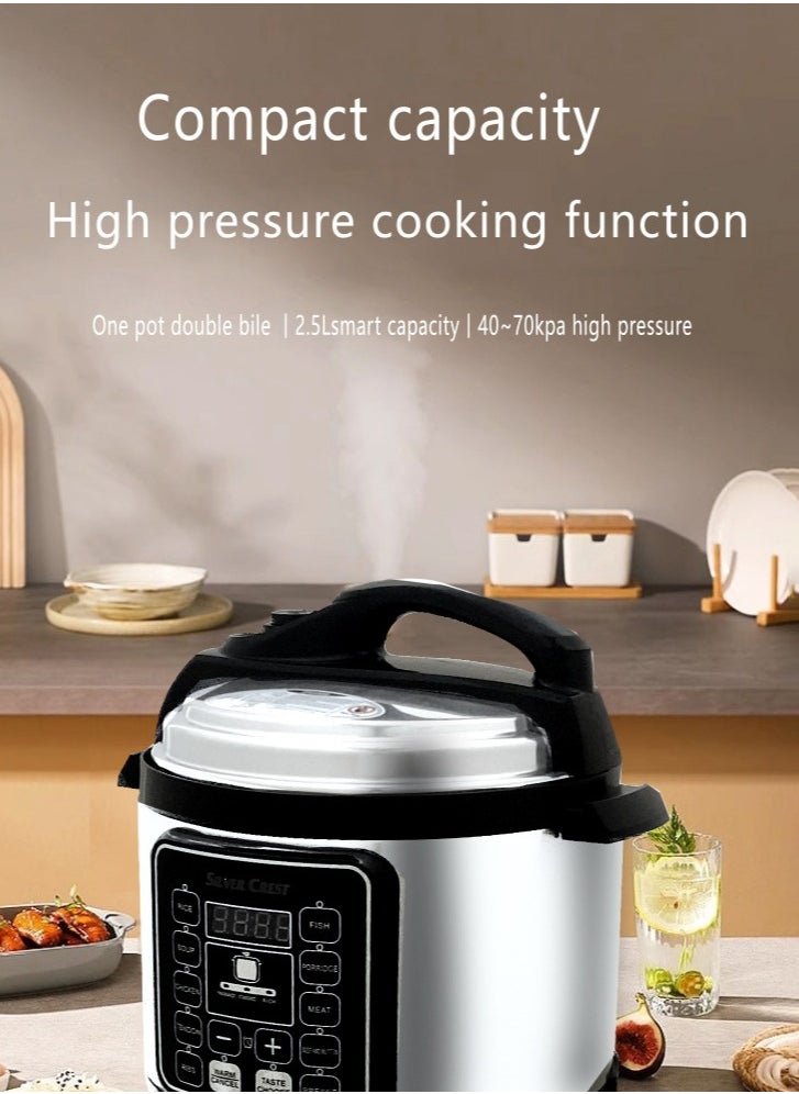 Generic - Intelligent Electric Pressure Cooker 6L Large Capacity Household Multi-Functional Rice Cooker Intelligent Reservation - Image 1