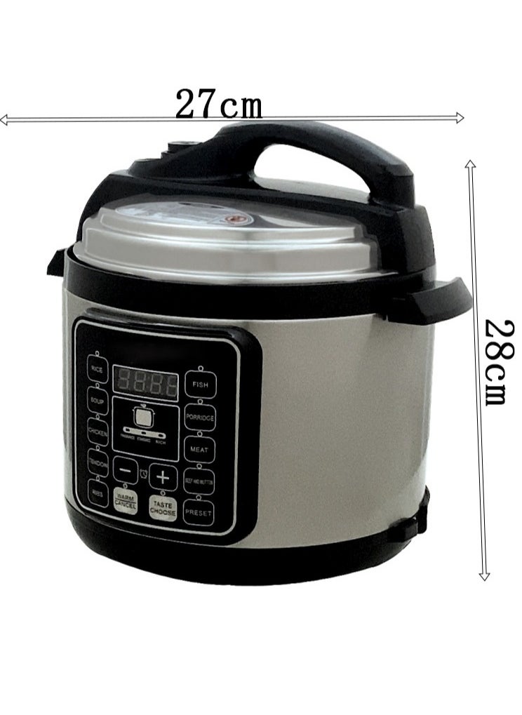 Generic - Intelligent Electric Pressure Cooker 6L Large Capacity Household Multi-Functional Rice Cooker Intelligent Reservation - Image 1