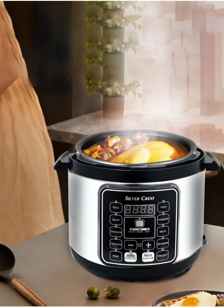Generic - Intelligent Electric Pressure Cooker 6L Large Capacity Household Multi-Functional Rice Cooker Intelligent Reservation - Image 1