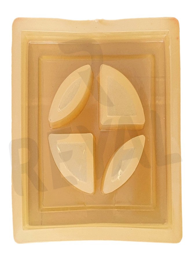 Reyal 8x8 CONCENTRIC Cement Breeze Block Mold Elevation Jali Mould Terracotta Block Mold 60mm
