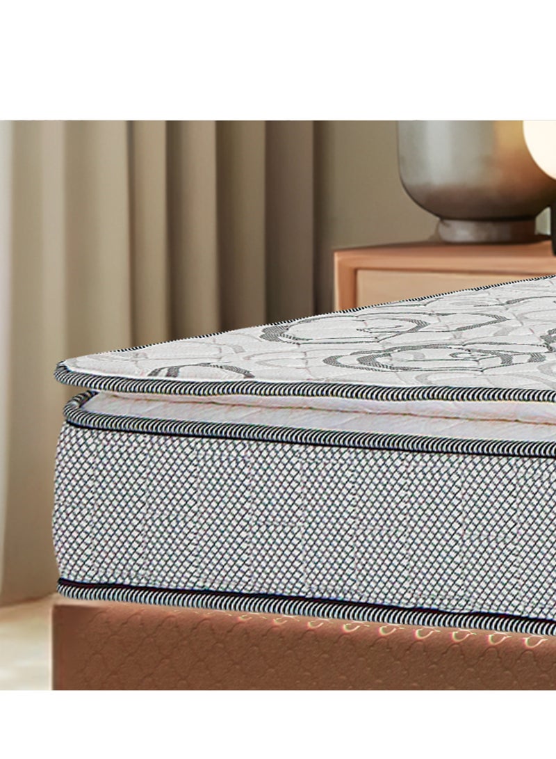 Back Care Nargis Luxury Medium-Pressure Mattress – Perfect Support for Medium Weights with an Exceptional Balance of Comfort and Spinal Support, Crafted with Multiple Layers of Foam and Bonnell Springs and Featuring an Innovative Ventilation System 200x140x30 CM - Image 4