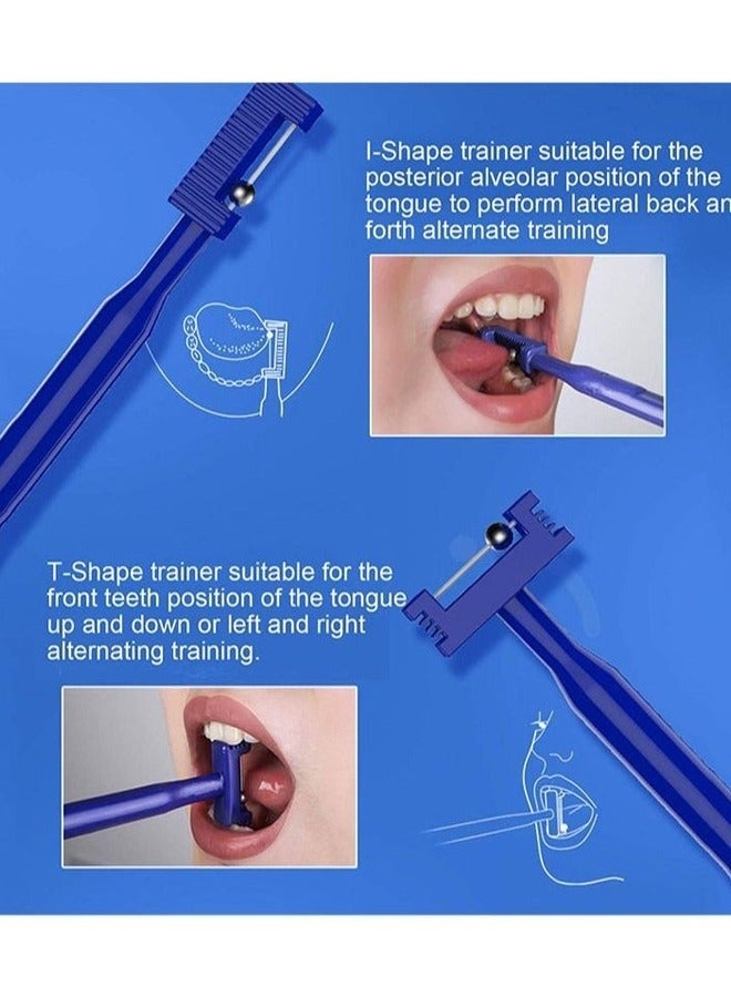 3-Piece Tongue Tip Exercise Set, Tongue Tip Lateralization Lifting Oral Muscle Training Tool - Image 3