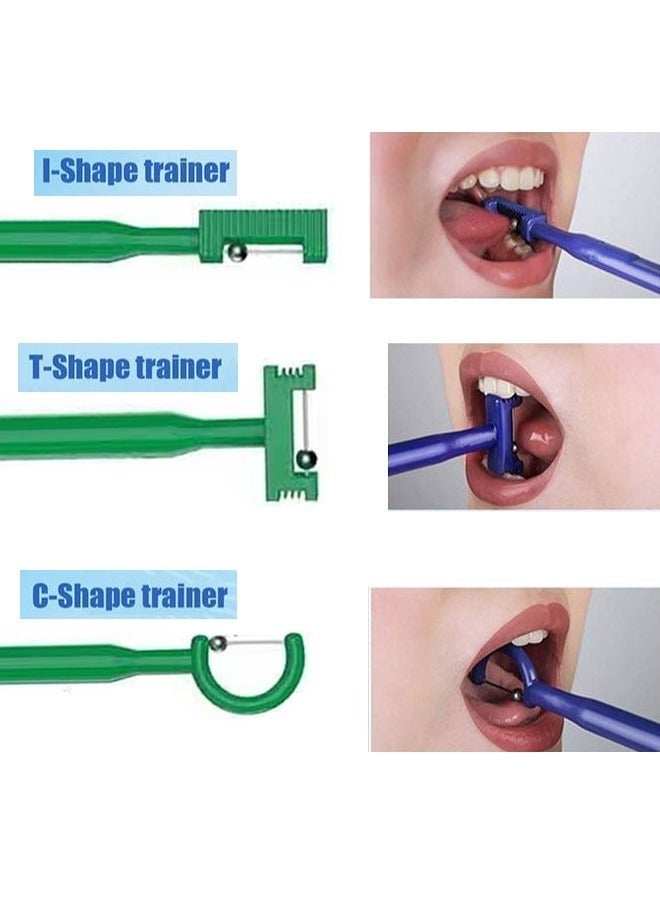 3-Piece Tongue Tip Exercise Set, Tongue Tip Lateralization Lifting Oral Muscle Training Tool - Image 2