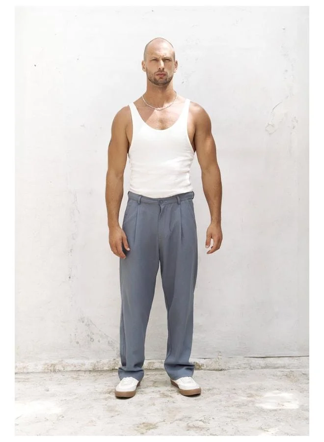 Bohemai Ayyubay Indigo Pleated Men's Pants.