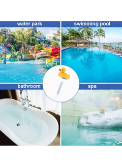 KASTWAVE Floating Pool Thermometer, Large Size Easy Read for Water Temperature, Shatter Resistant with String for Outdoor and Indoor Swimming Pools and Spas  - Image 4
