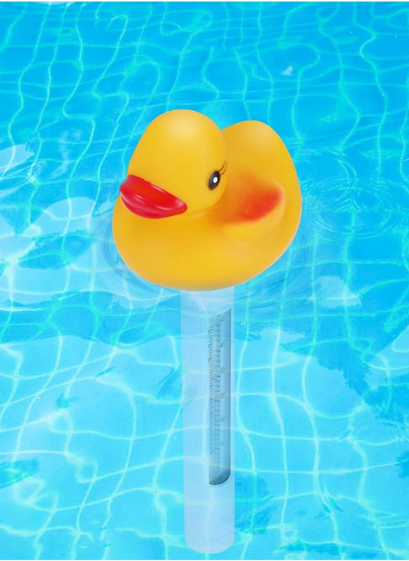 KASTWAVE - Floating Pool Thermometer, Large Size Easy Read for Water Temperature, Shatter Resistant with String for Outdoor and Indoor Swimming Pools and Spas - Image 1