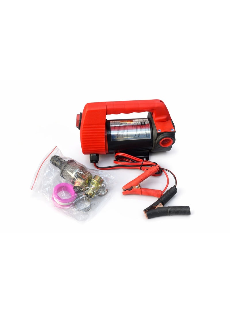 24V High Quality Diesel Transfer Pump – Heavy Duty DC Electric Fuel Pump with Strong Suction - Image 1