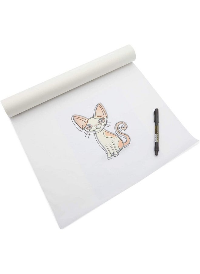 Tracing Paper For Sewing Patterns, White Translucent Vellum Roll For Drawing And Crafts (17 In X 50 Yards) - pzsku/ZF9CDF4F37A9359D60C64Z/45/_/1734348156/938eb3d3-1661-45c9-87e4-83f1752db3c4