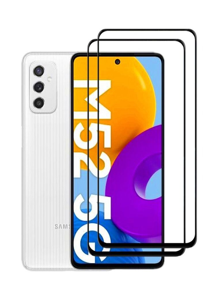 2-Piece Screen Protector HD Tempered Glass for Samsung Galaxy M52 5G 6.7inch - Image 1