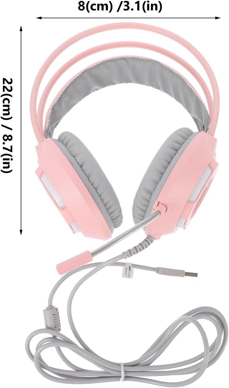 All-item unified delivery Ax120 Over-Ear Gaming Headset Wired PC Headphones with Noise Reduction Mic for E-Sports Players Pink Closed-Back Stereo Headphones for Computer Gaming All-in-one local deliver plan Globally trusted affordable quality Strong durable raw material Diverse purchase options Confirmed available stock Fixed delivery schedule Multi-use well optimized build General compatible design Precision made Fine polished finish Quick available purchase options Fine detail Compact trendy practical build User feedback upgraded quality Multi-goal comprehensive design Temp & permanent project compatible Ergonomic build New residential zone delivery In-Kingdom stored commodity Durable versatile substance Mountain region eligible ship Multi option design Carefully selected solid material Solid anti-deform - Image 2