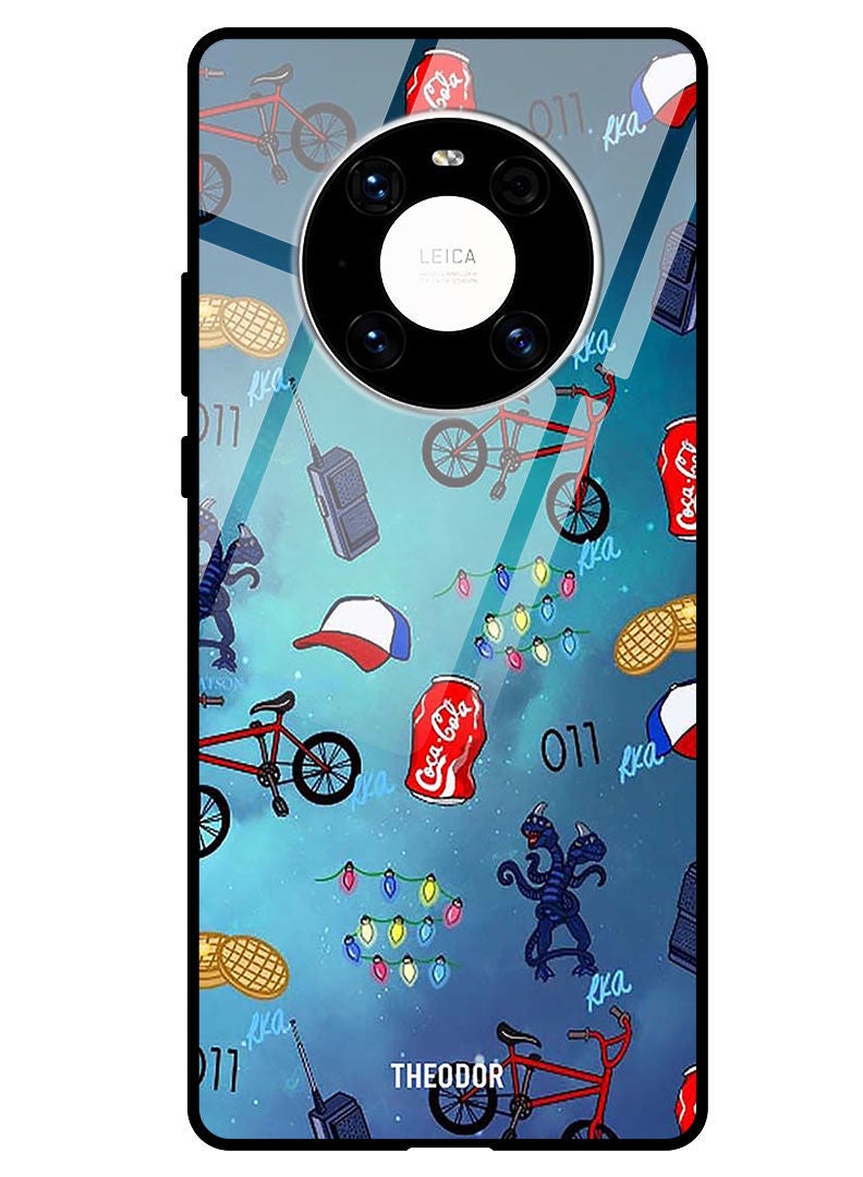 Theodor Protective Tempered Glass Case Cover HUAWEI MATE 40 5G  Stranger Things - Image 1