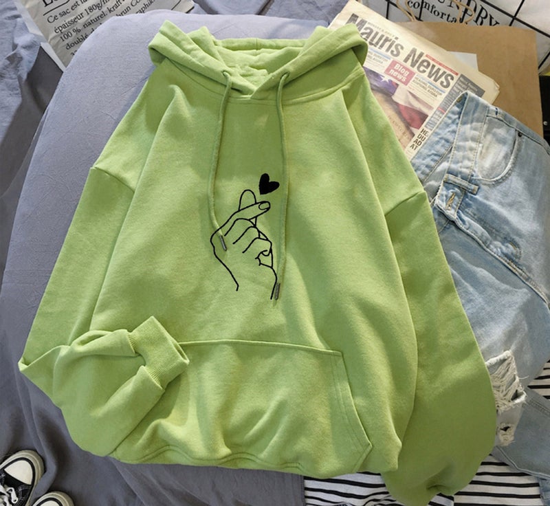 Fleece-Lined Hoodie Hoodie Men'S And Women'S Couple'S Jacket Loose