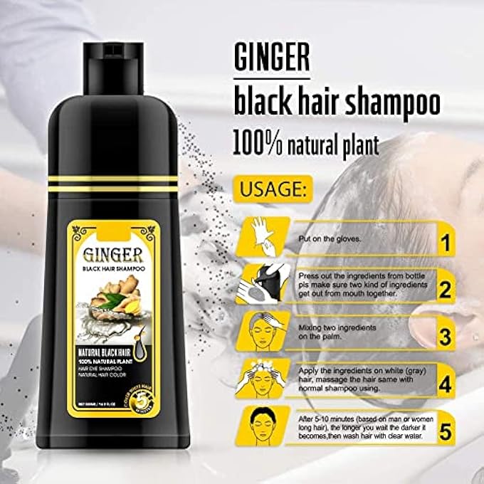 maani SIGNATURE ARGAN OIL HAIR COLOR SHAMPOO, BLACK #2, 16.91 FL OZ, LONG LASTING, AMMONIA-FREE, NOURISHING, SHINING, UNISEX - Image 3