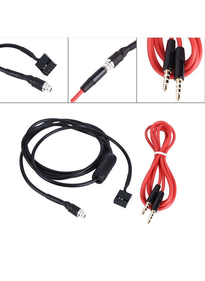 NIBEMINENT Female Dash Socket AUX Input Mode Cable For BMW  - Image 3