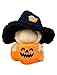 JSLOVFLO Doll Outfit Clothes Set for 17cm Dolls Premium Fashion Hat Overalls Sweater Bag Dress Jumpsuit for Dolls Accessories NO Doll Halloween Pumpkin - Image 3