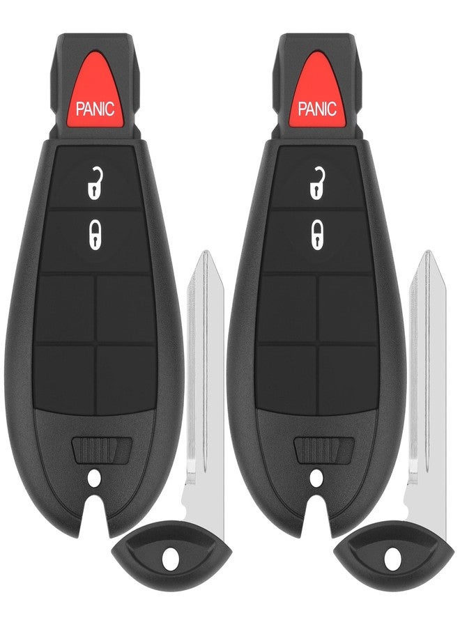 Vurkcy Key Fob Replacement for 2013-2021 Ram 1500 2500 3500 4500 5500/19-21 Ram 1500 Classic Car Keyless Entry Remote Control,GQ4-53T,3 Buttons,2Pcs - Image 1