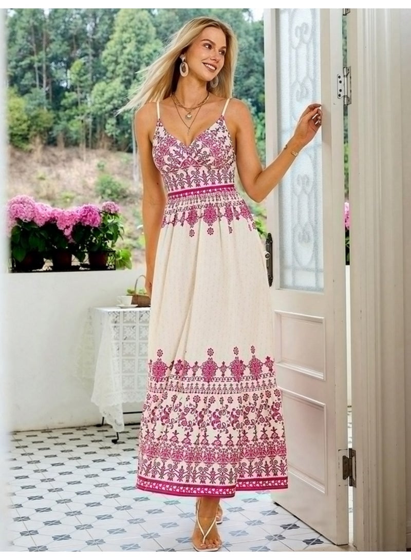 SIMPLEE Women's Summer Elegant DressLight & Comfortable Lightweight Cotton Blend Perfect for Outings  - Image 1