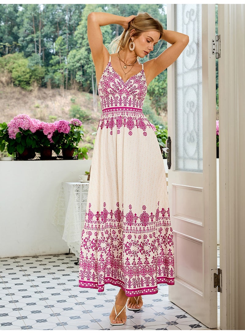 SIMPLEE Women's Summer Elegant DressLight & Comfortable Lightweight Cotton Blend Perfect for Outings  - Image 3